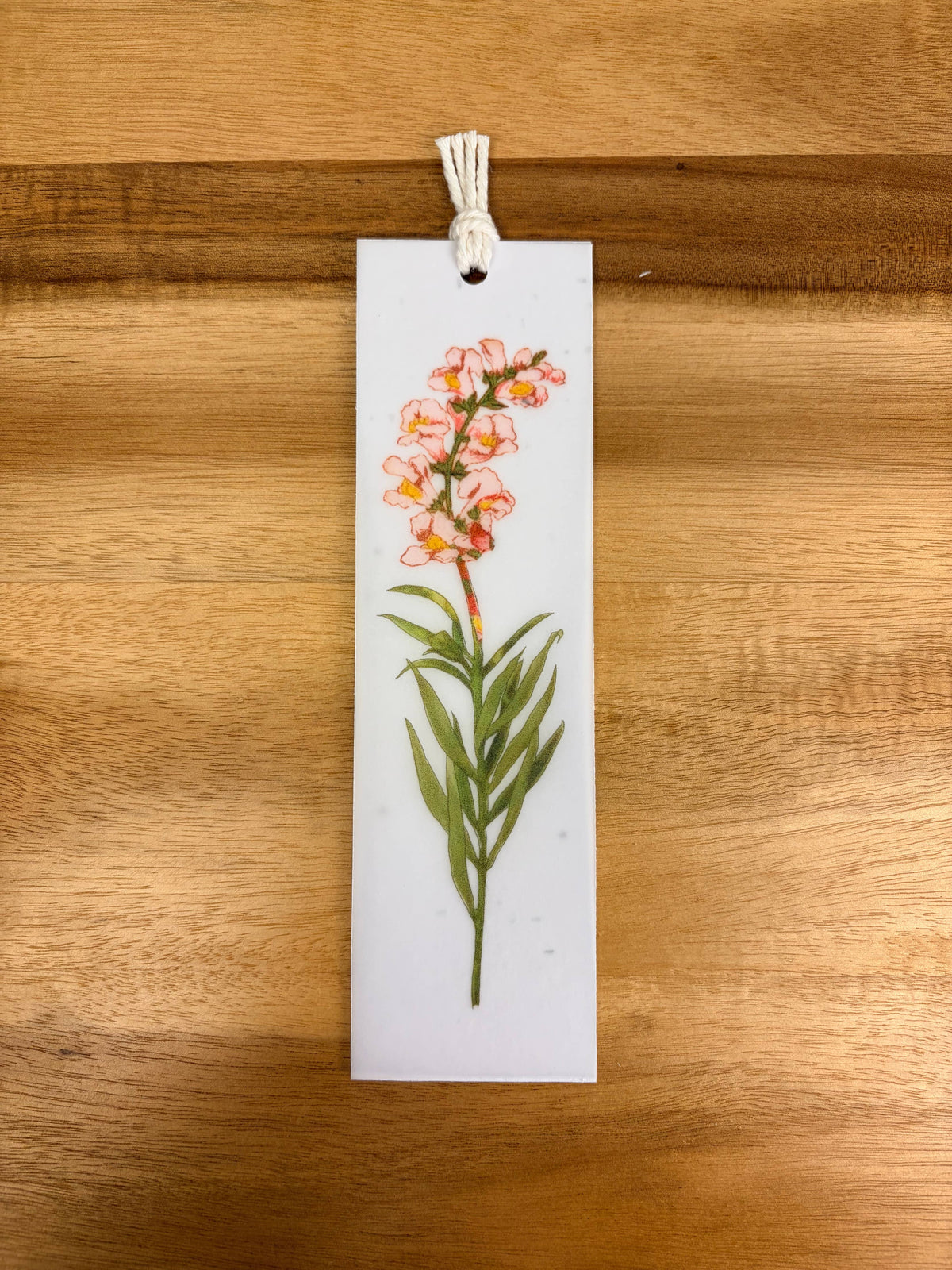 The Raven’s Edge Studio - Plantable Bookmark: 2 in 1 Wildflower Bookmark, Snapdragon 