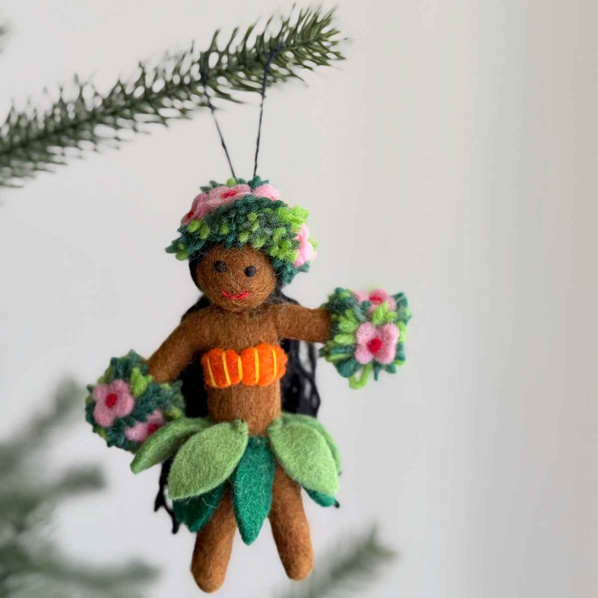 Ganapati - Felt Ornament - Hawaii Hula Girl — alternate product image, view 3