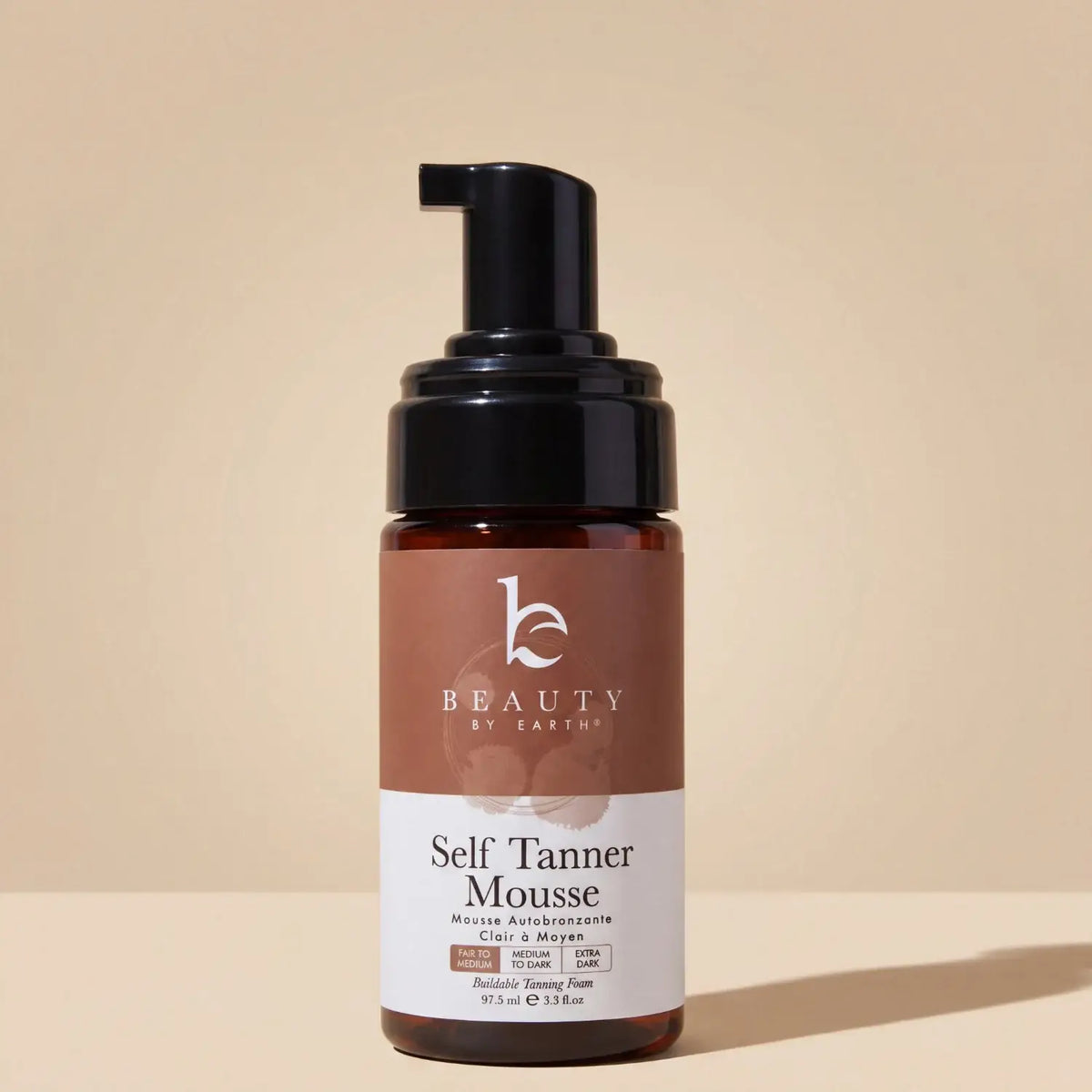 Beauty By Earth - Self Tanner Body Tanning Mousse (3 Shades, 2 Sizes) — alternate product image, view 3