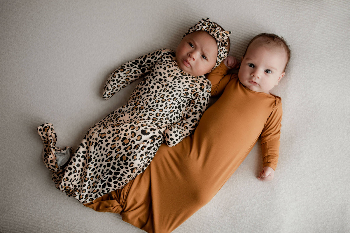 Three Little Tots - Leopard Knotted Gown — alternate product image, view 21