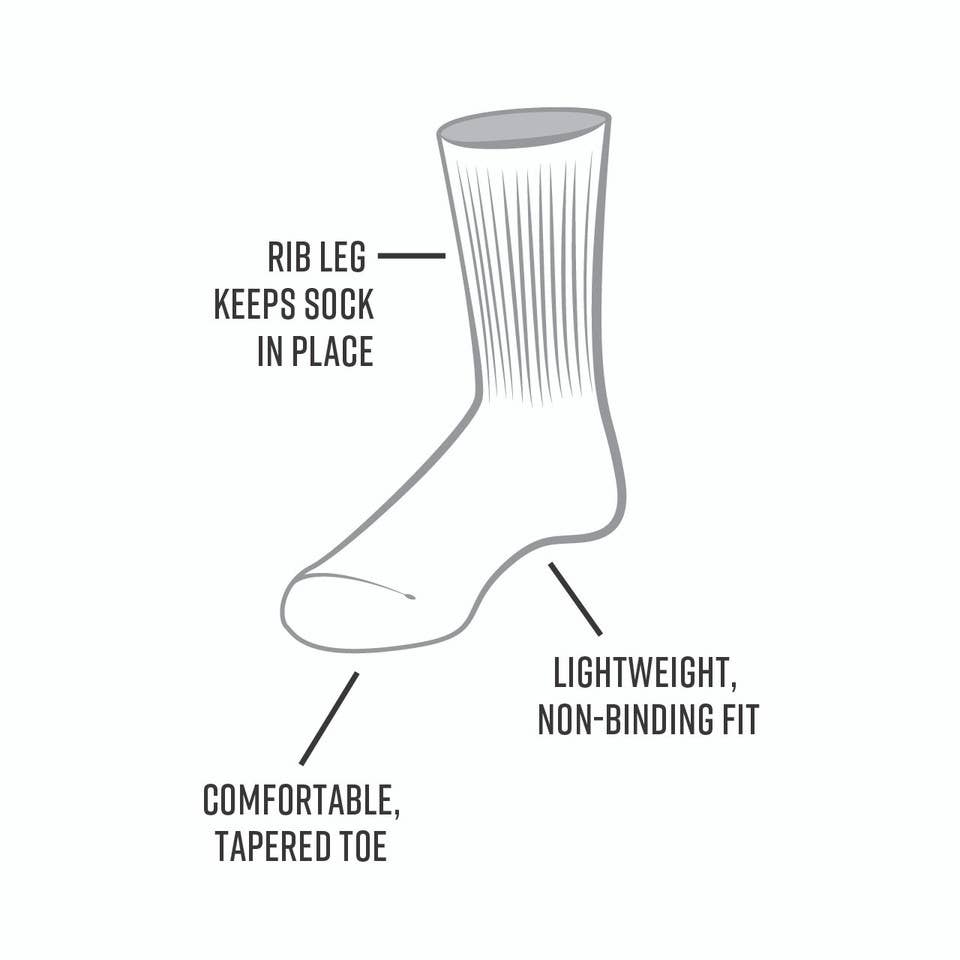 Maggie's Organics - Organic Cotton Socks - Lightweight Crew — alternate product image, view 6