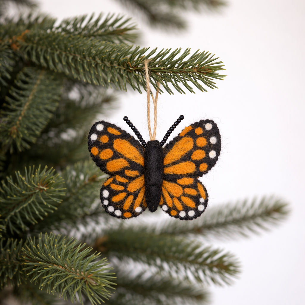 Ganapati - Felt Butterfly Ornament
