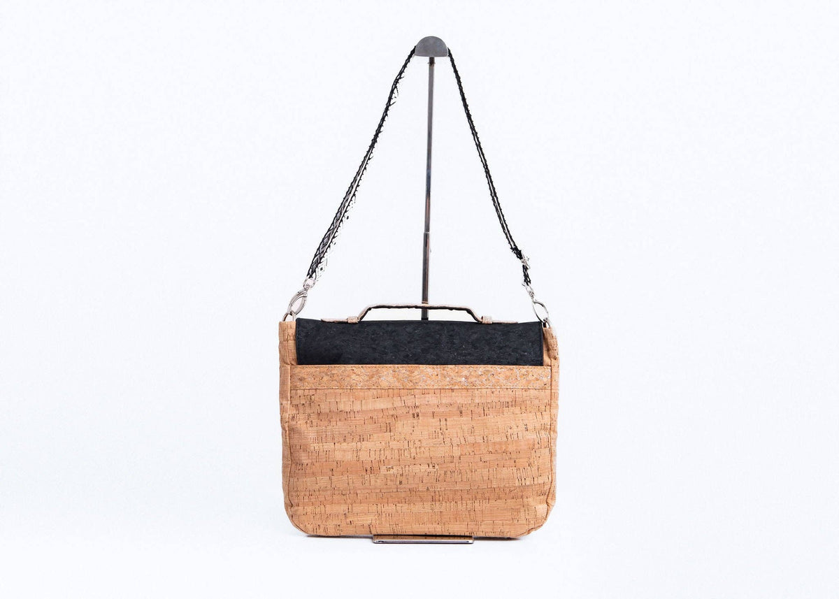 KORK & Inspired by KORK - Crescent Cork Messenger - Natural