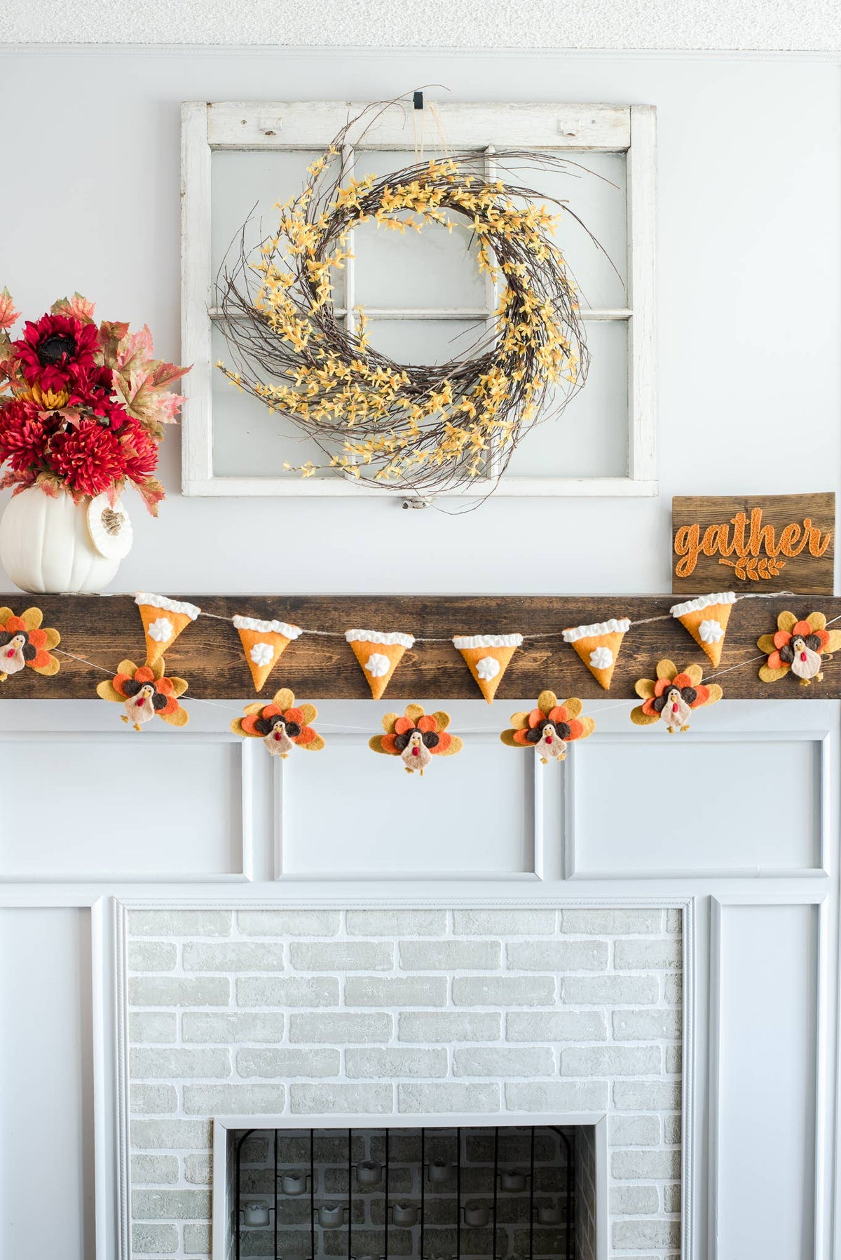 Nivas -  Turkey Garland / Fall Home Decor / Thanksgiving Decor