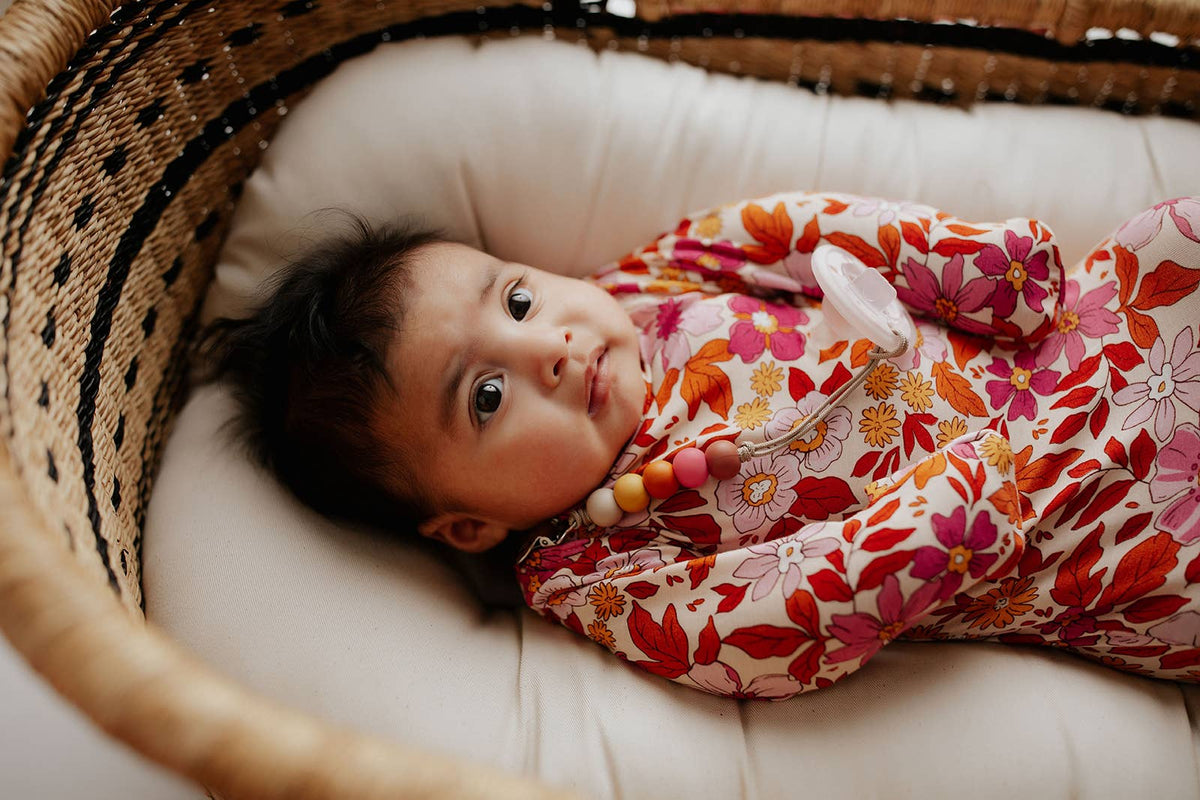 Three Little Tots - Wild Child Floral Hawaiian Knotted Gown — alternate product image, view 17