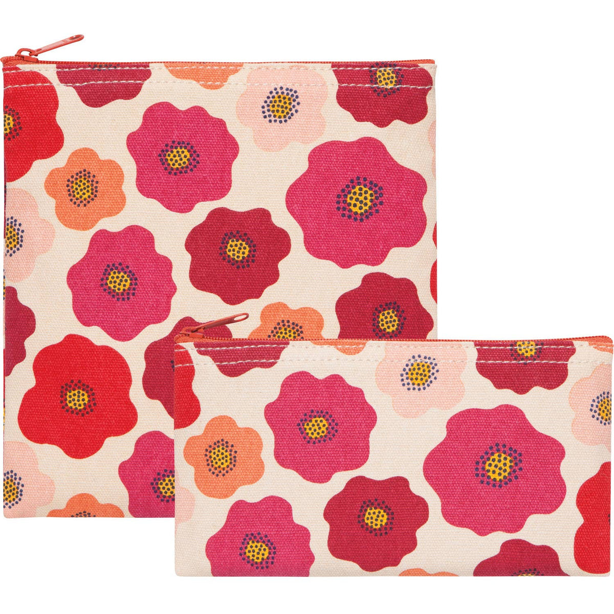 Danica Jubilee - Juego de 2 bolsas para snacks Poppy