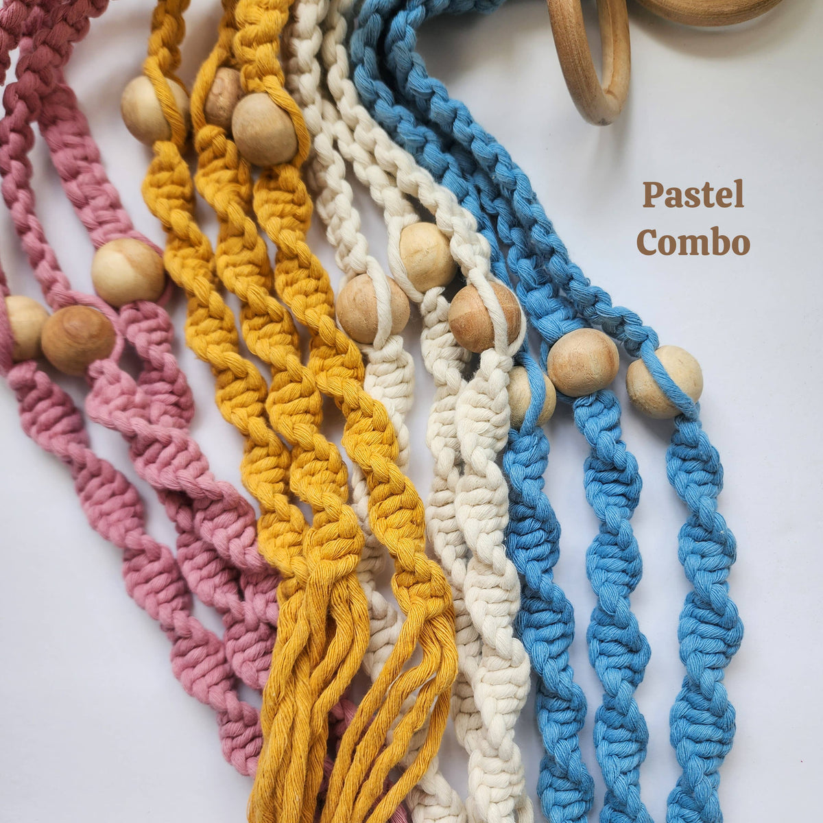 Handmade By Uruba - Boho Macrame Beaded Plant Hanger for Indoor & Outdoor Use — alternate product image, view 6