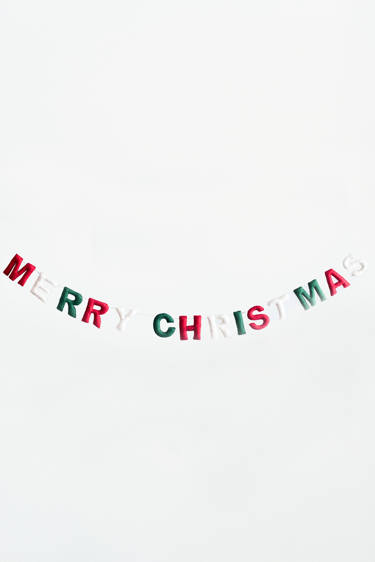 Nivas - Merry Christmas Banner (Christmas Colors)