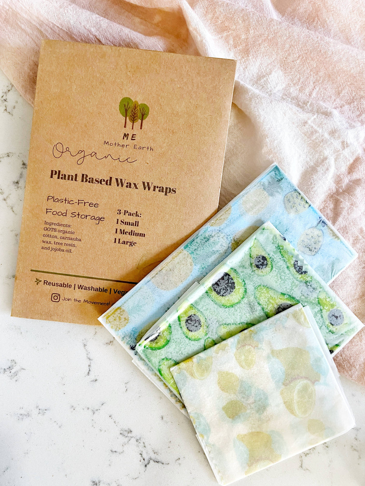 Plant Based Wax Food Wraps