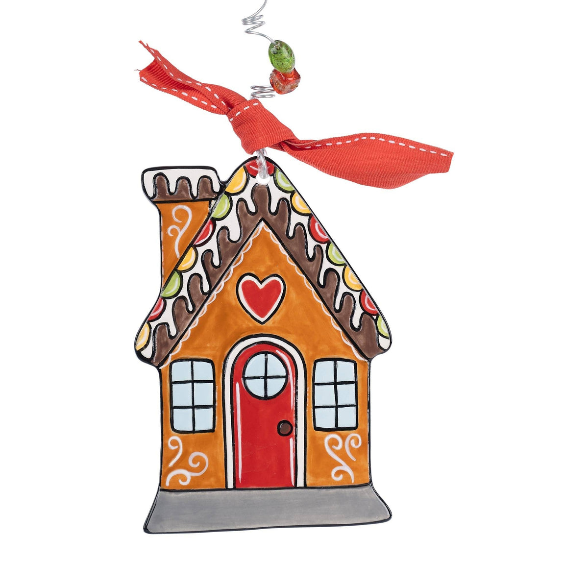 Glory Haus - Gingerbread House Flat Christmas Ornament