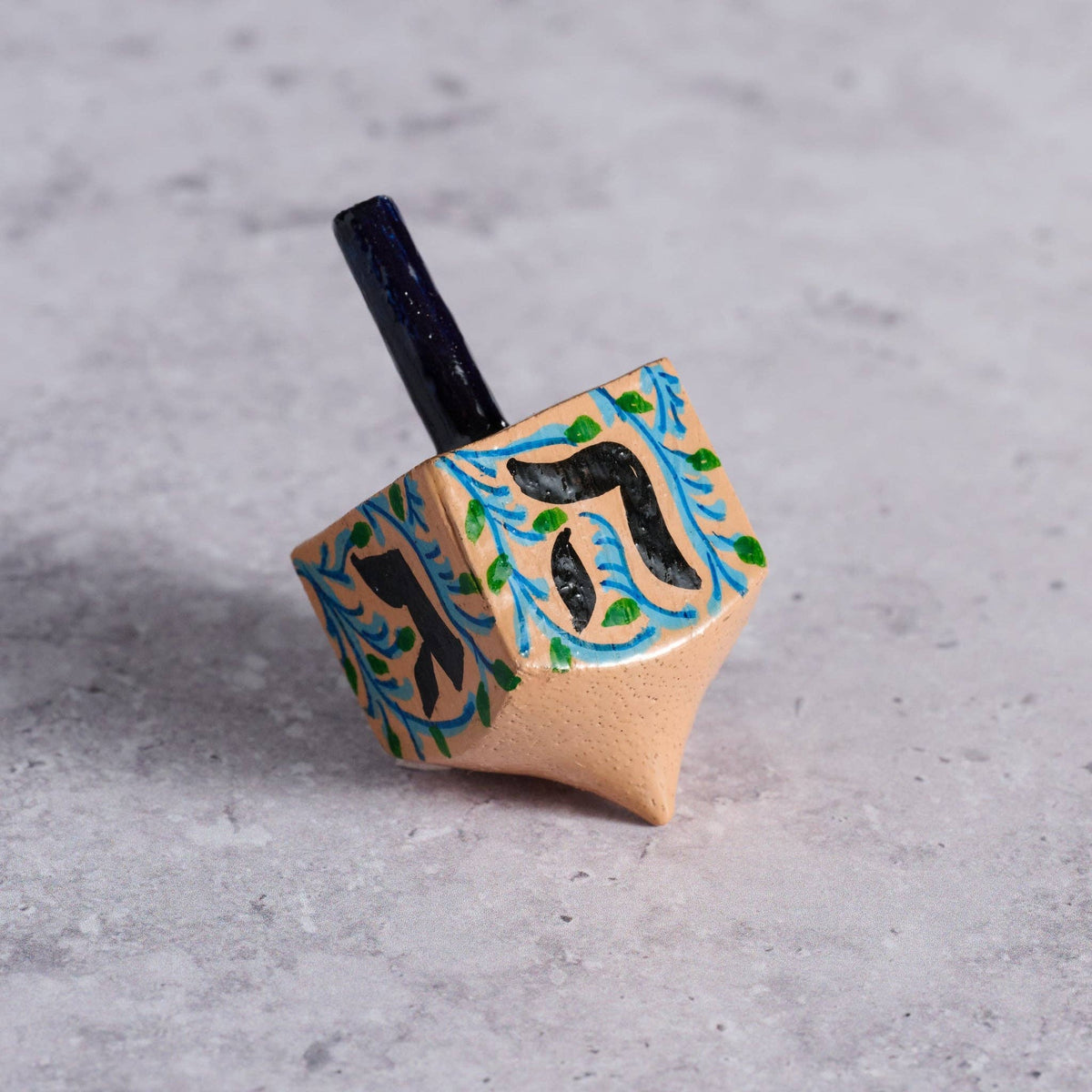 Ten Thousand Villages - Painted Wood Dreidel