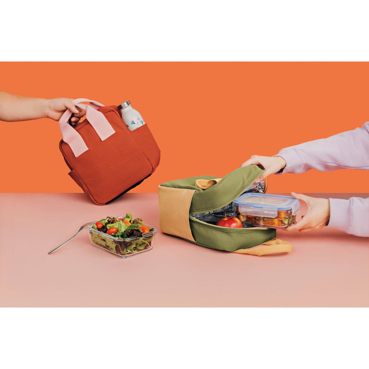 Danica Jubilee - Bolsa de almuerzo para días laborables, color melón
