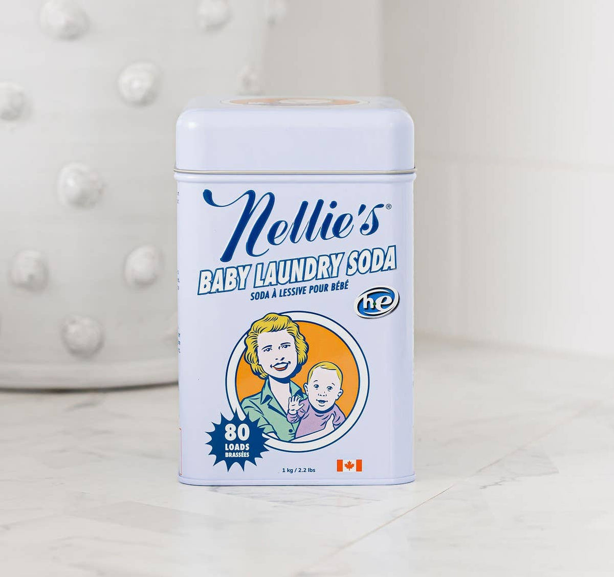 Baby Laundry Soda - Powder Detergent - 80 Load Tin