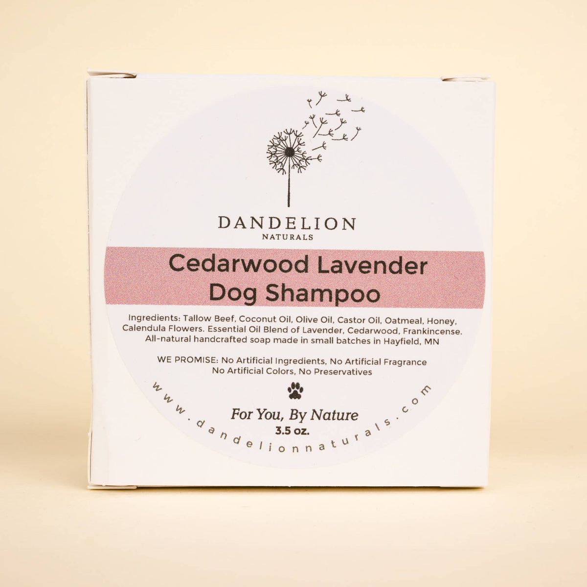 Dandelion Naturals - Dog Shampoo Bar | Dog Soap Bar | Doggie Wash | Pet Wash