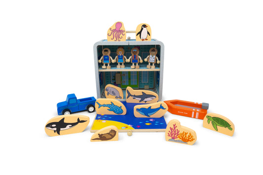 Jack Rabbit Creations Suitcase Series: Aquarium