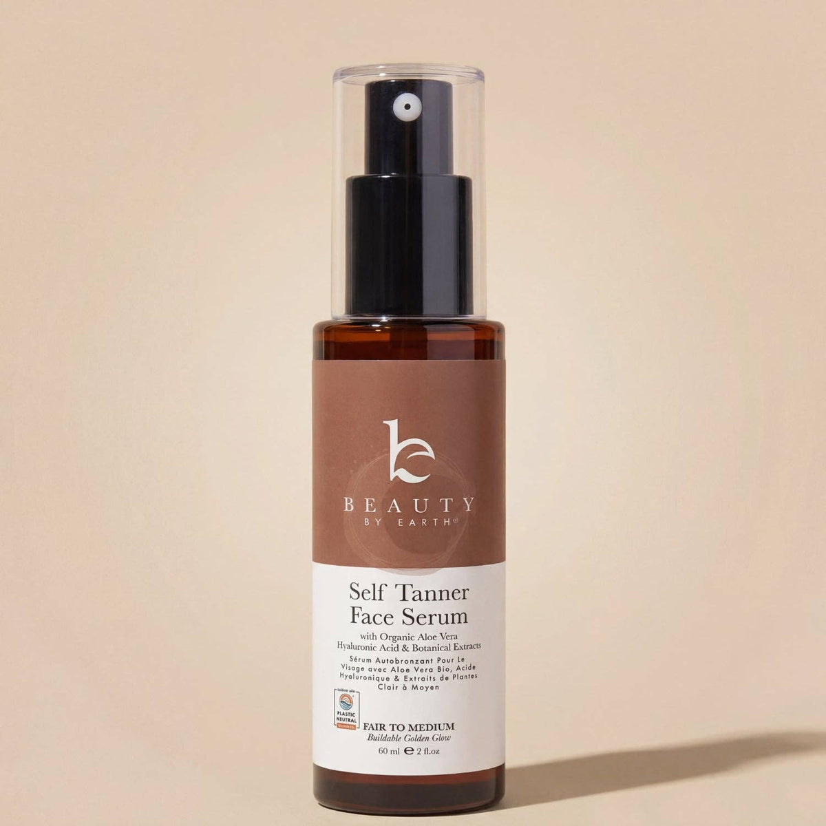 Beauty By Earth - Self Tanner Hyaluronic Acid Face Serum 2oz, (2 Shades) — alternate product image, view 2