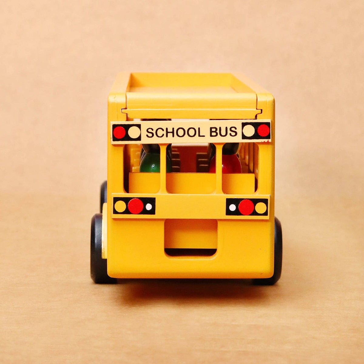 Mr. Ellie Pooh - Wooden School Bus with Children — alternate product image, view 4