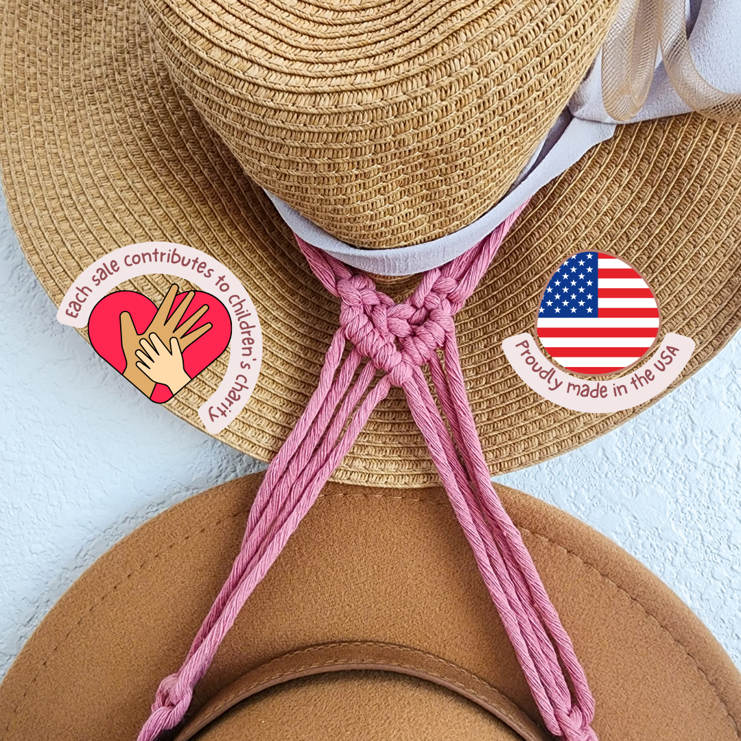 Handmade By Uruba - Macrame Hat Hanger, Wall Mounted Hat Display and Organizer — alternate product image, view 4