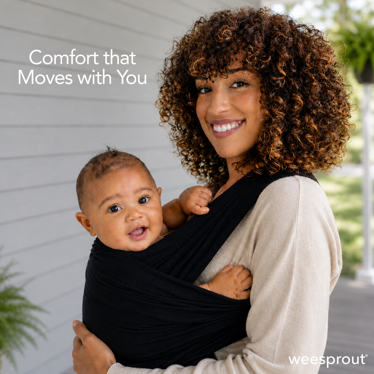 WeeSprout - Baby Wrap Carrier – Soft TENCEL™ Modal Baby Carrier — alternate product image, view 9