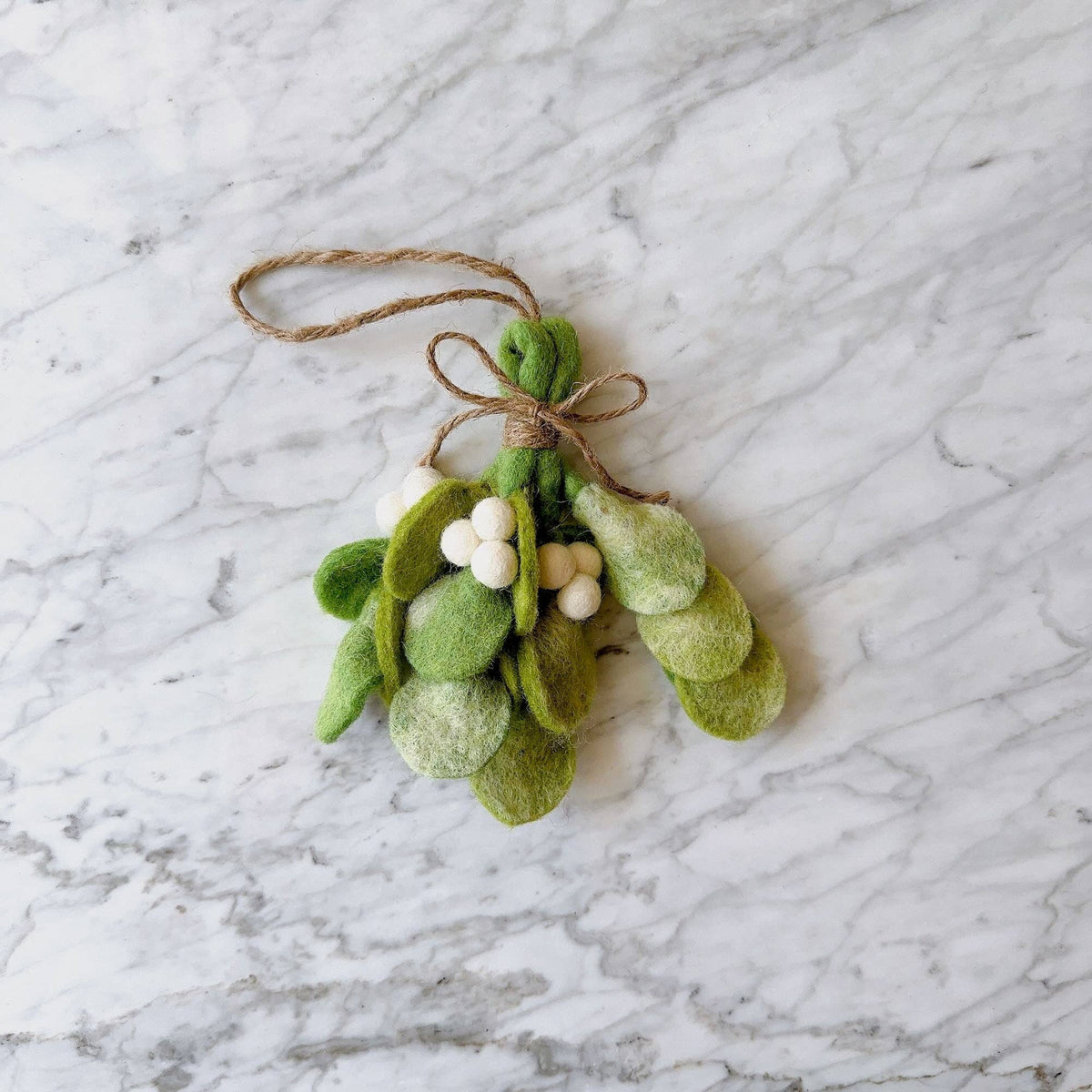 Ganapati - Felt Ornament - Mistletoe Sprig