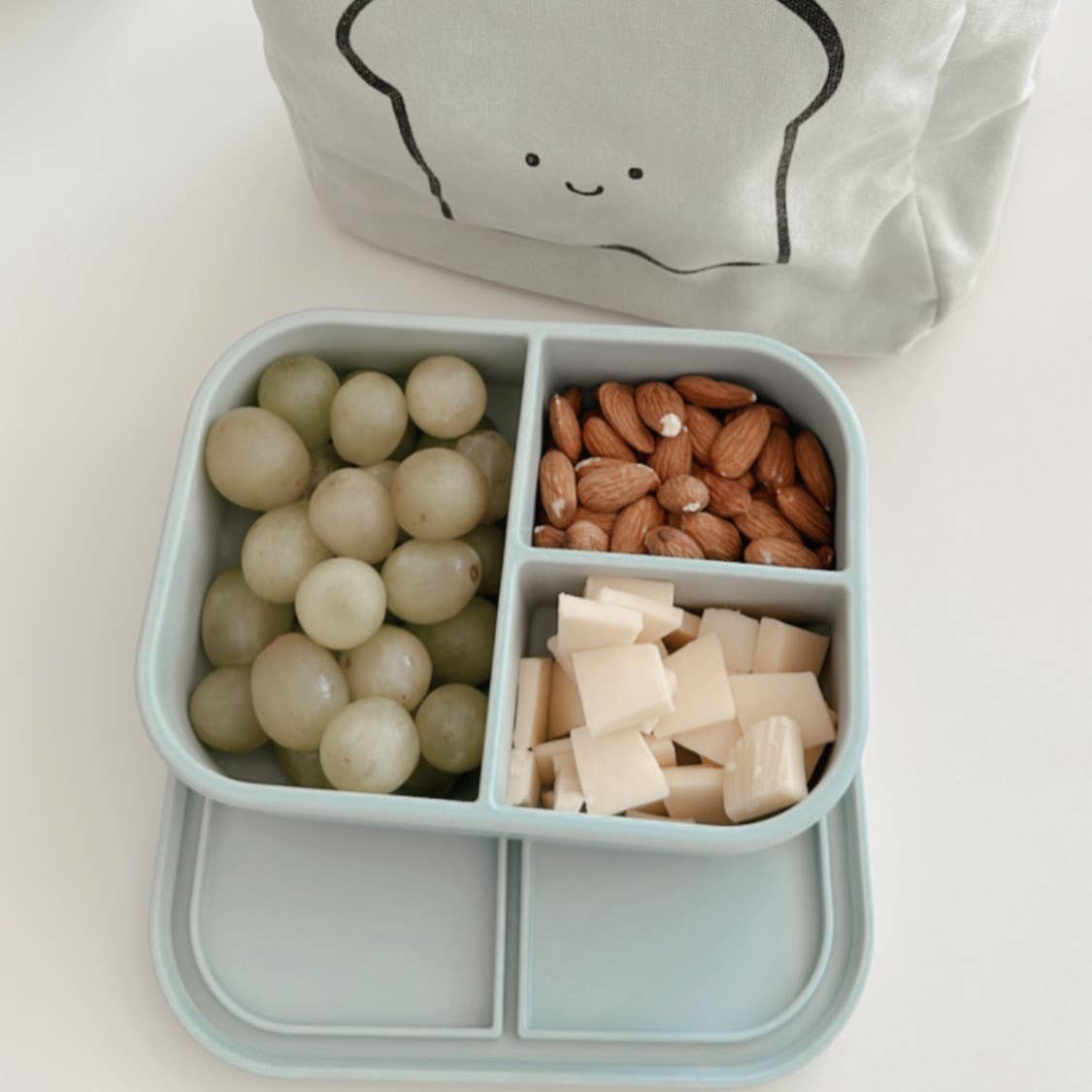 Ali+Oli - Ali+Oli Leakproof Silicone Bento Box (Blue) Back to School