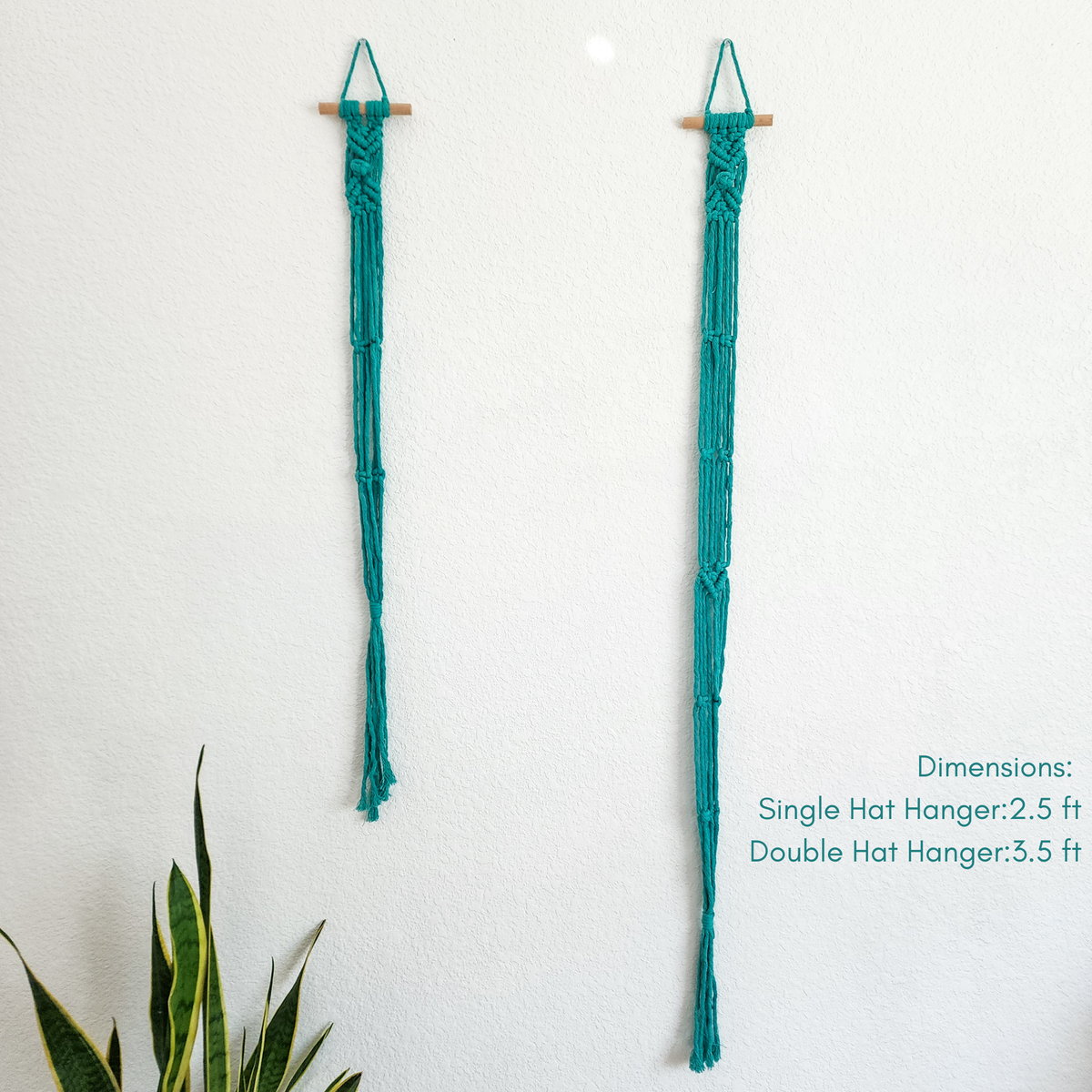 Handmade By Uruba - Macrame Hat Hanger, Wall Mounted Hat Display and Organizer — alternate product image, view 11