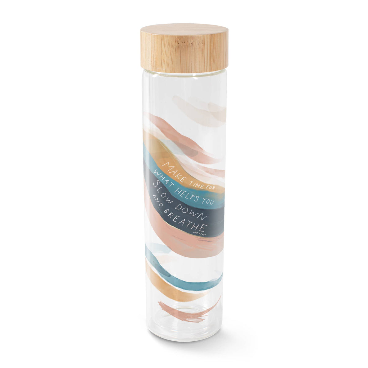 Fringe Studio - MAKE TIME GLASS HYDRATION BOTTLE