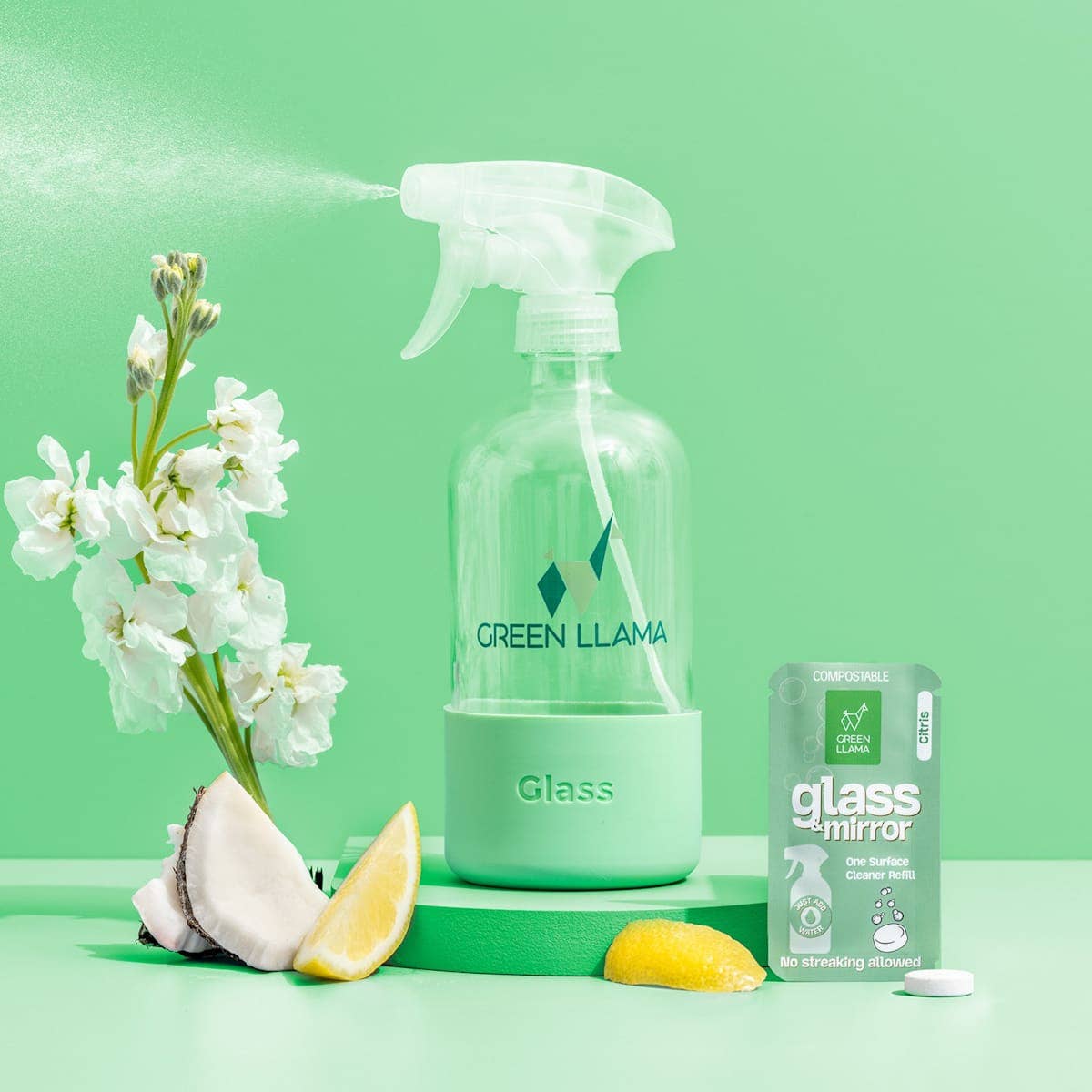 Green Llama - Green Llama Home Cleaning Kit - All-Purpose | Glass | Bath