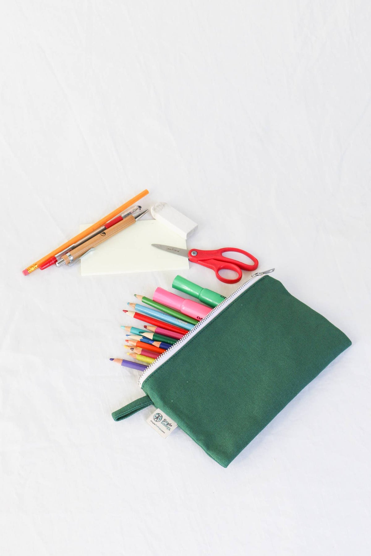 Simple Ecology - Organic Cotton Zipper Pouch - Simple Ecology