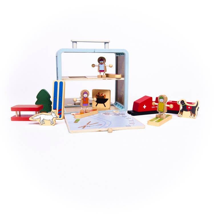 Jack Rabbit Creations Suitcase Series: Ski Chalet — alternate product image, view 2