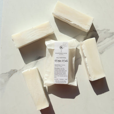 Dandelion Naturals - Barra quitamanchas 3.15 oz. | Quitamanchas | Barra quitamanchas para ropa