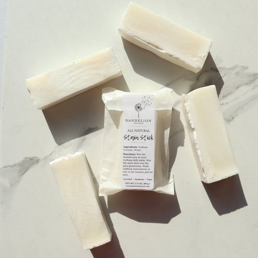 Dandelion Naturals - Barra quitamanchas 3.15 oz. | Quitamanchas | Barra quitamanchas para ropa