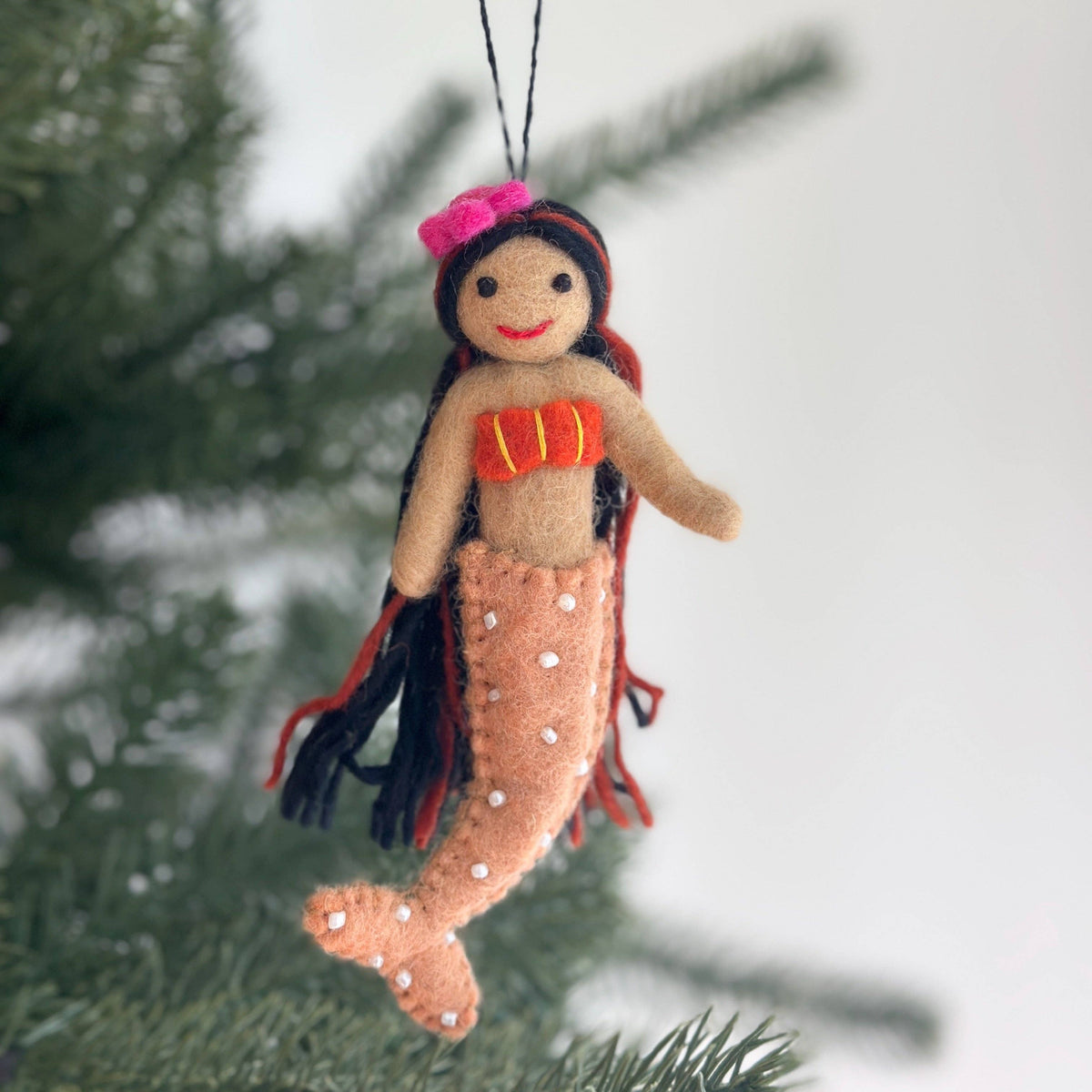 Ganapati - Felt Ornament - Silk Sea Mermaid — alternate product image, view 3