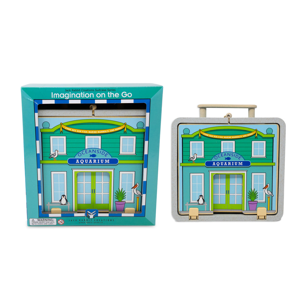 Jack Rabbit Creations Suitcase Series: Aquarium — alternate product image, view 2