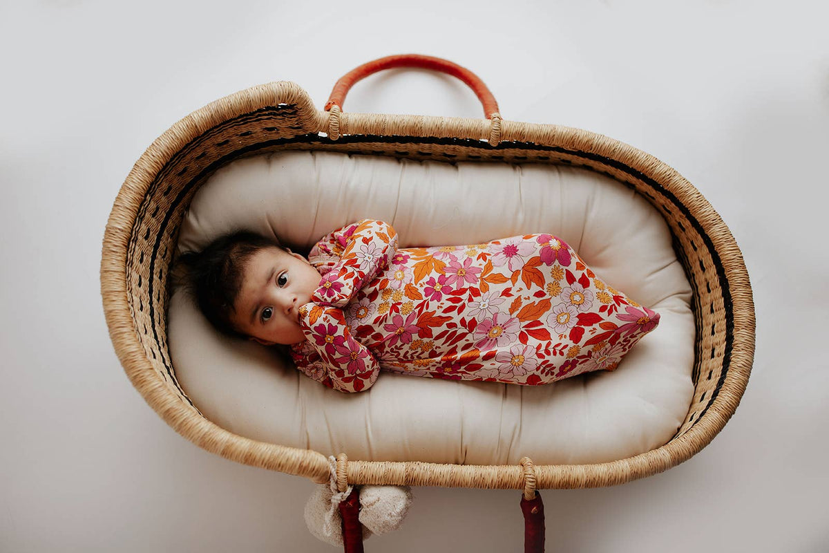 Three Little Tots - Wild Child Floral Hawaiian Knotted Gown — alternate product image, view 13