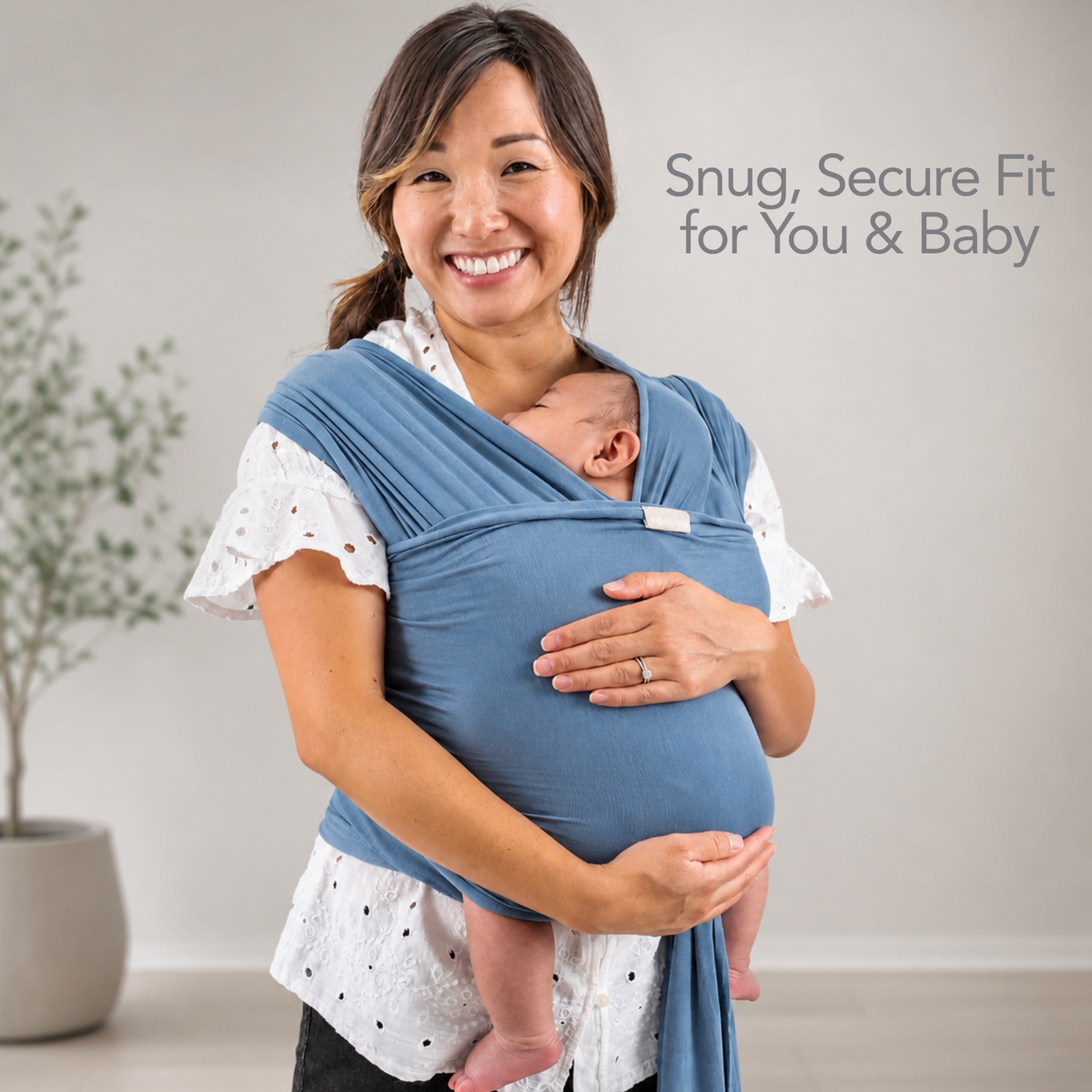 WeeSprout - Baby Wrap Carrier – Soft TENCEL™ Modal Baby Carrier — alternate product image, view 7