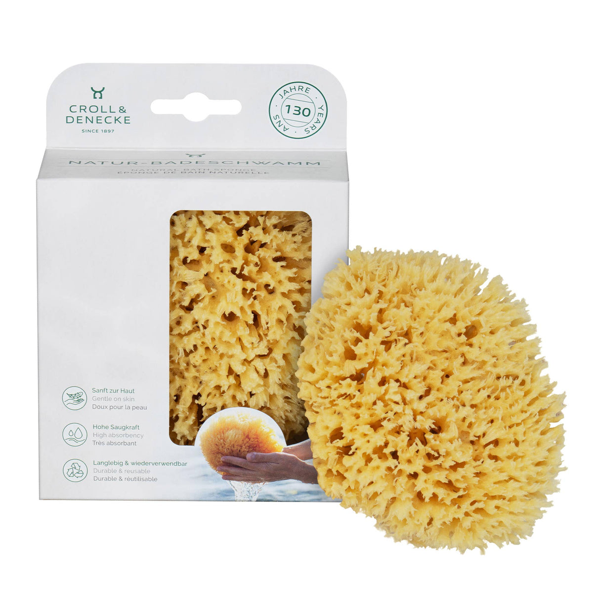 Croll & Denecke - Natural sponge in an eco-friendly gift box