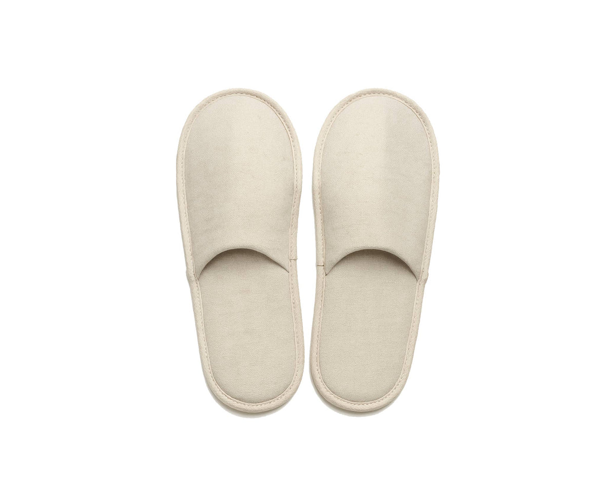Sustayne - Linen Slippers with Cork Sole — alternate product image, view 2