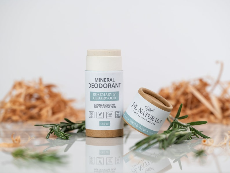 Natural Deodorant for Sensitive Skin - Baking-Soda Free (TRAVEL SIZE 1.3 oz.)