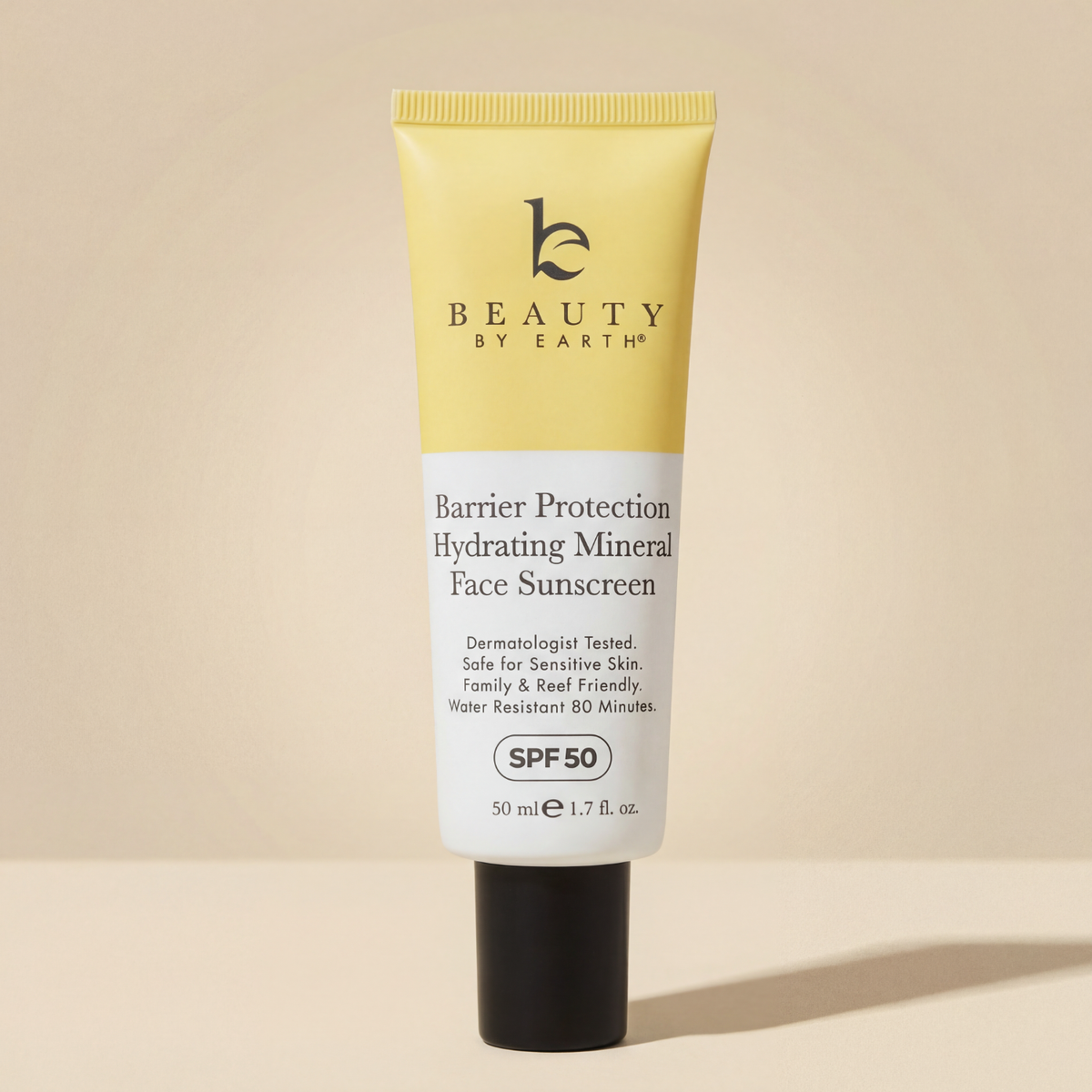 Beauty By Earth - Barrier Protection Hydrating Mineral Face Sunscreen (SPF 50)