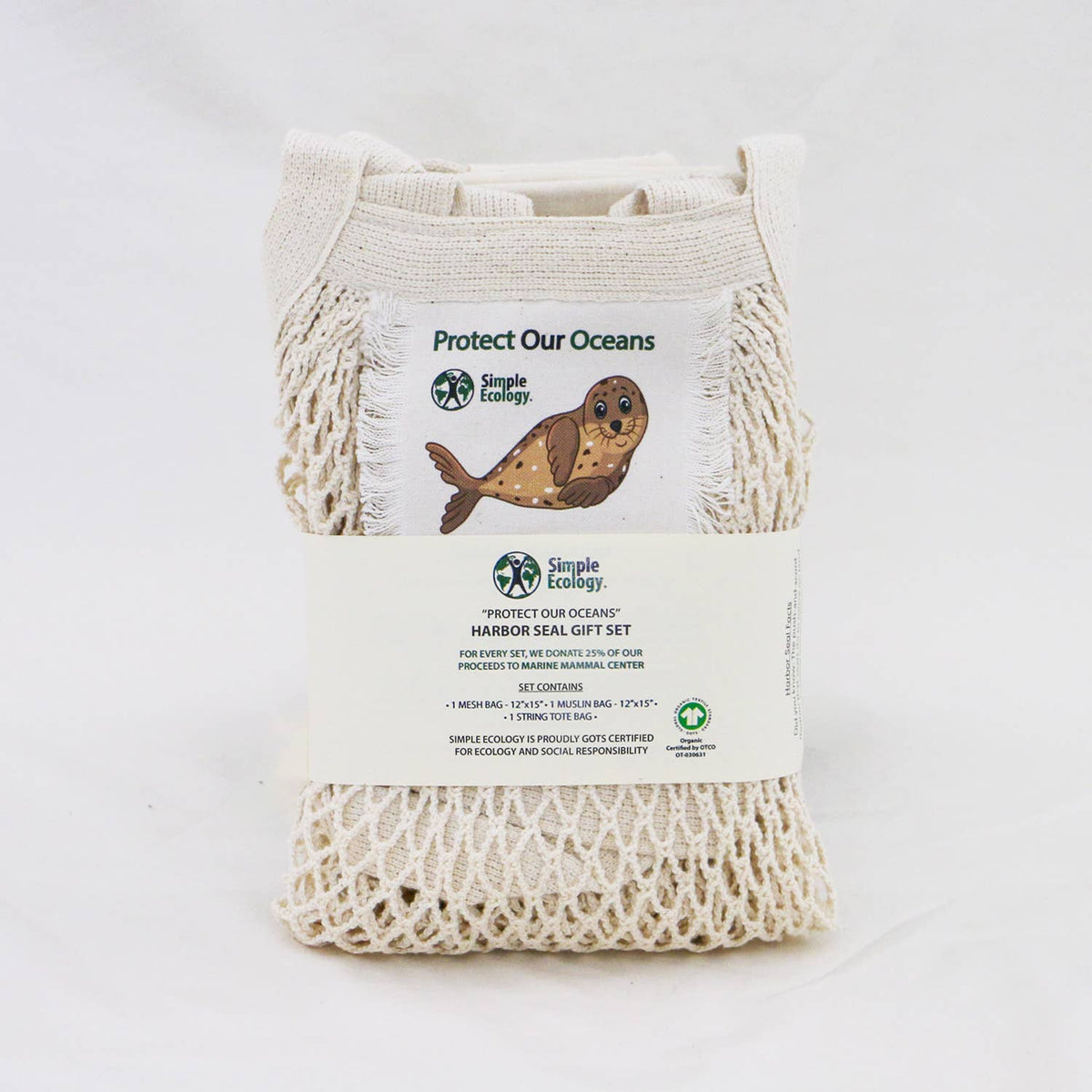 Simple Ecology - "Protect Our Oceans" Organic Cotton Gift Set -Simple Ecology