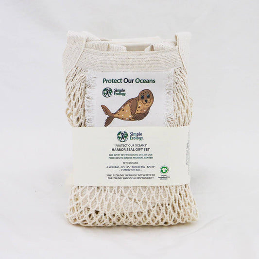 Simple Ecology - "Protect Our Oceans" Organic Cotton Gift Set -Simple Ecology