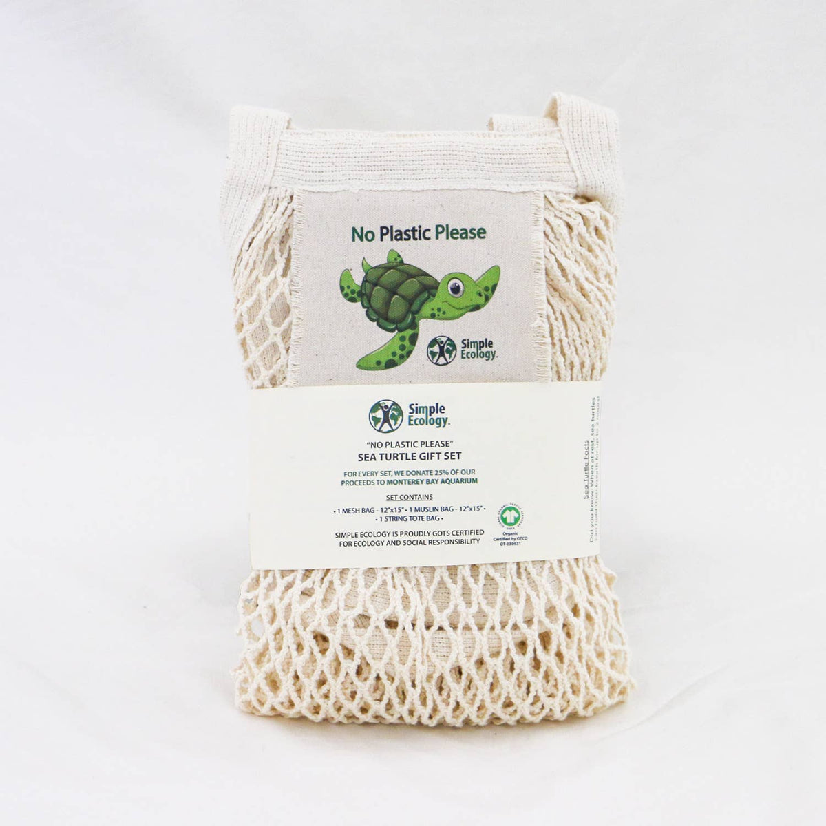 Simple Ecology - "No Plastic Please" Organic Cotton Gift Set - Simple Ecology