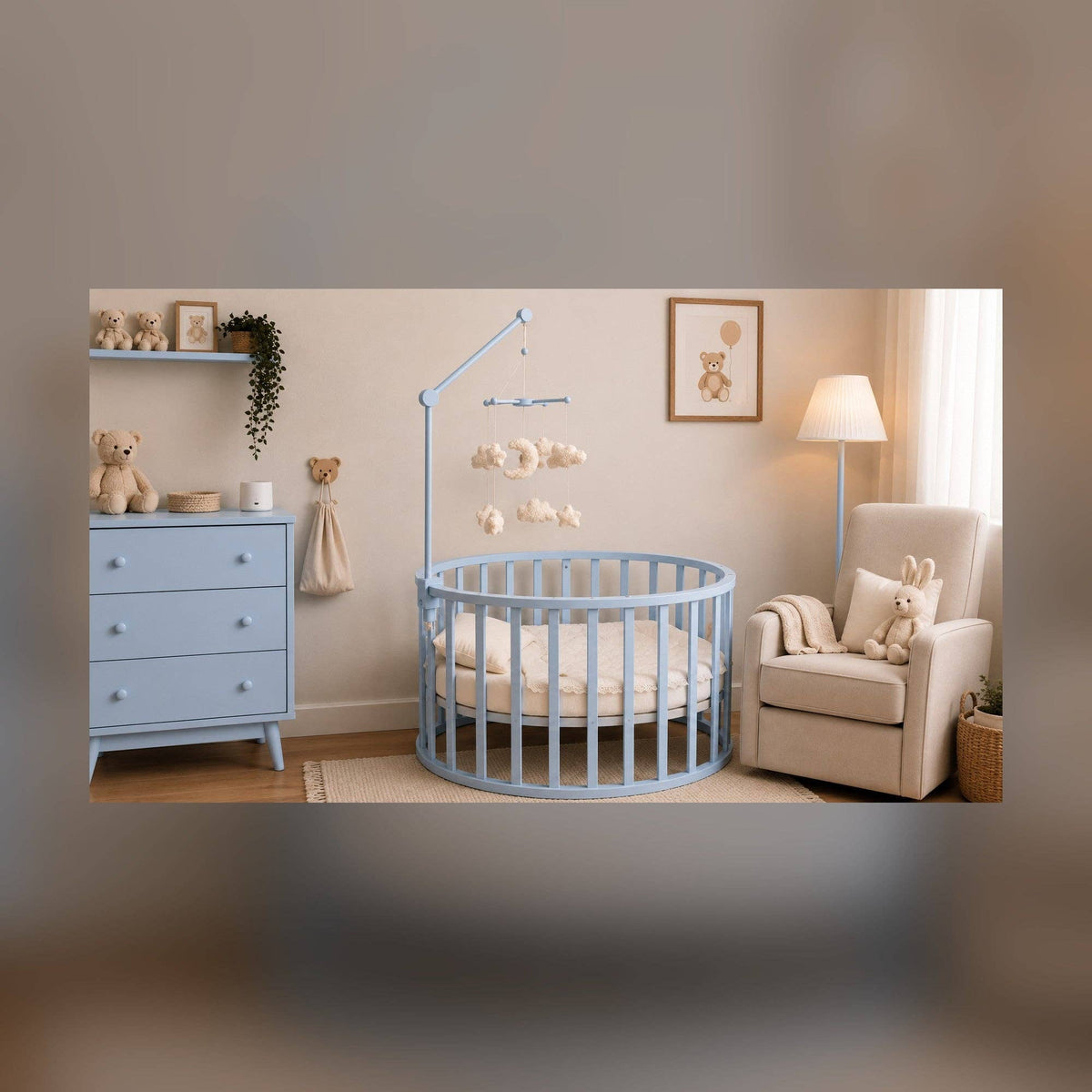 Moogco Baby - Wooden Baby Mobile Holder for Crib & Changing Table — alternate product image, view 9