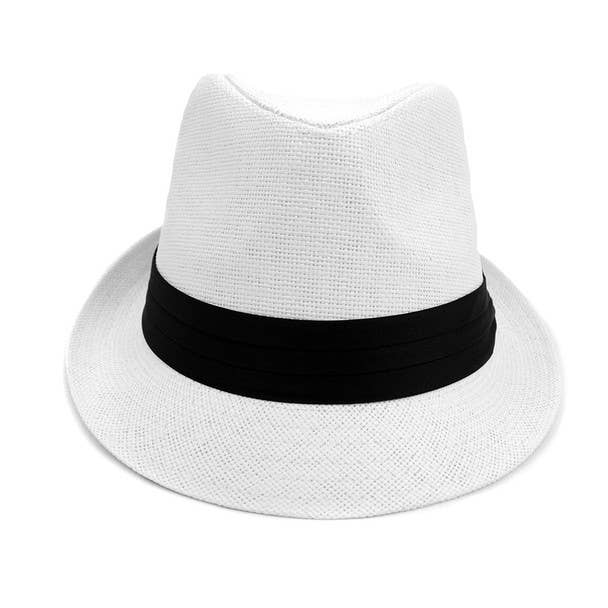 Selini New York - Woven Fashion Trilby Fedora with Black Band — alternate product image, view 3