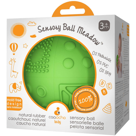 Natural Rubber 3" Sensory Ball Meadow, Eco-Friendly