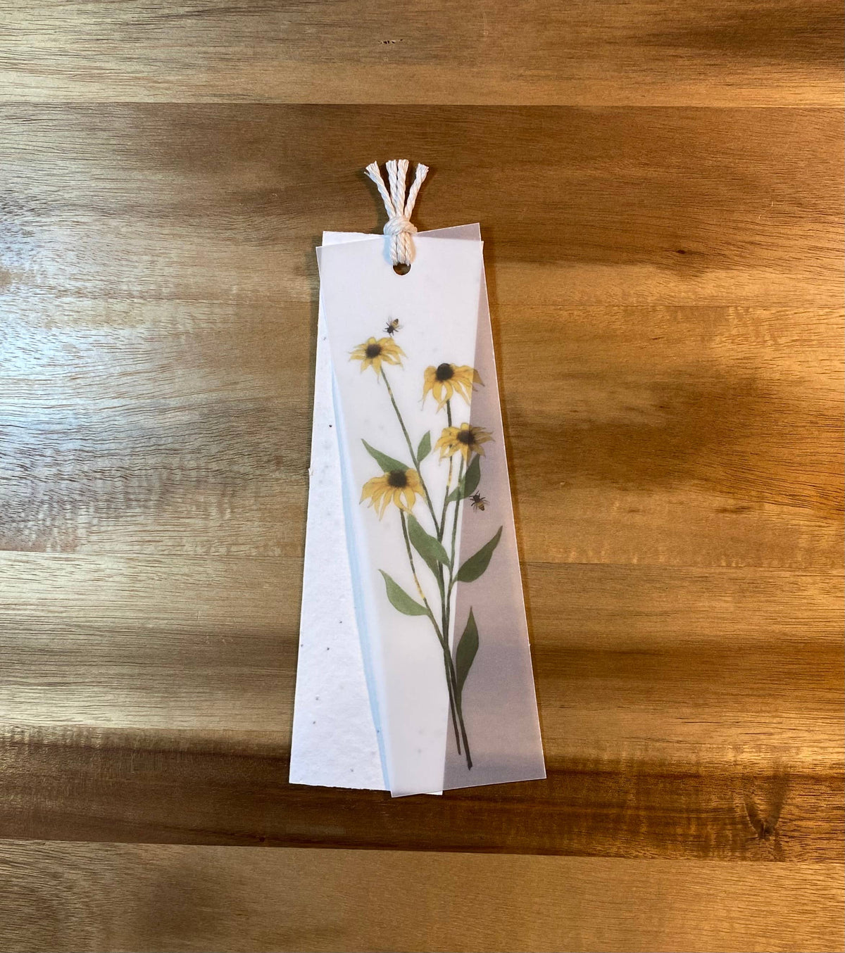 The Raven’s Edge Studio - Plantable Bookmark: 2 in 1 Eco Bookmark, Black-eyed Susan