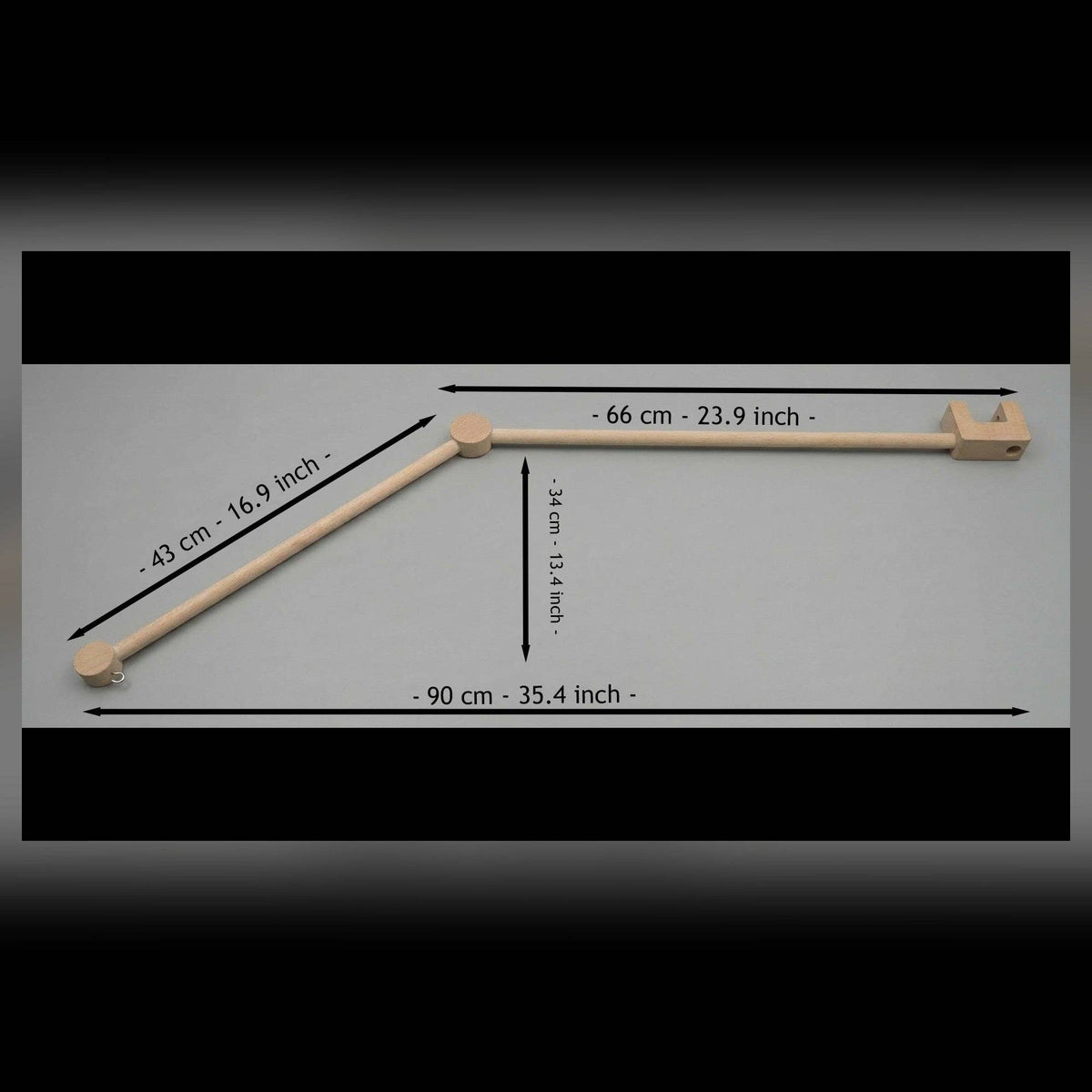 Moogco Baby - Wooden Baby Mobile Holder for Crib & Changing Table — alternate product image, view 14