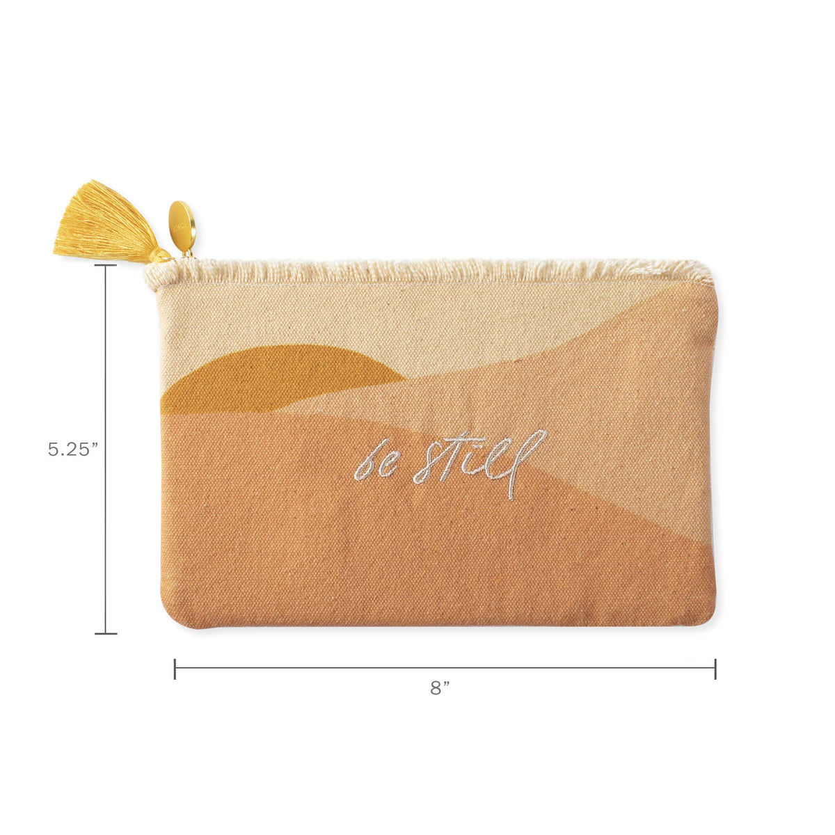 Fringe Studio - CANV MHN BE STILL CANVAS POUCH — alternate product image, view 3