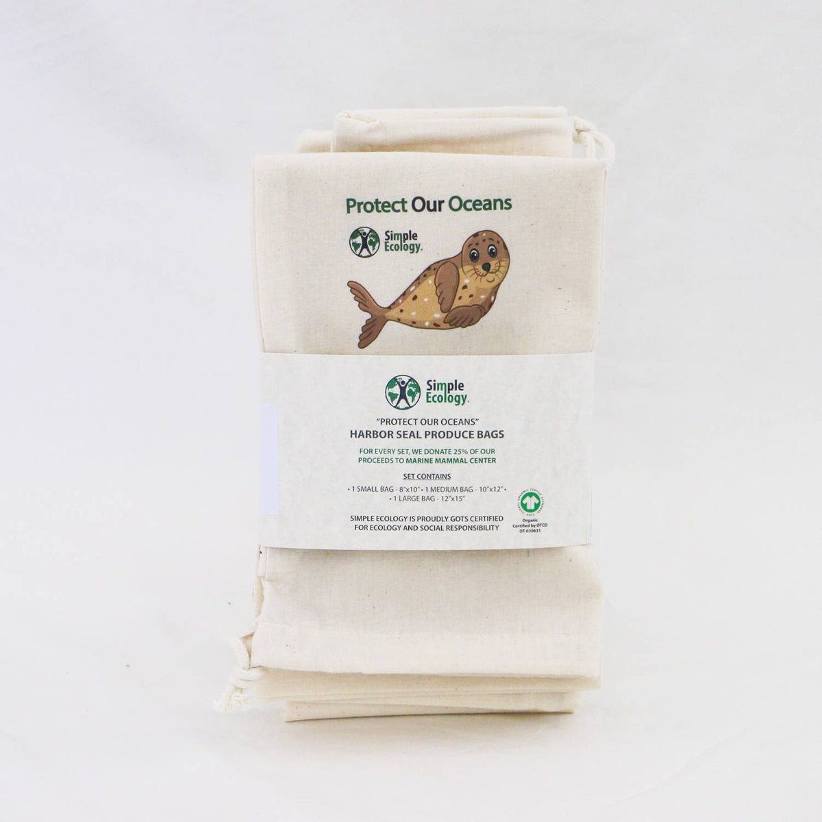 Simple Ecology - "Protect Our Oceans" Organic Cotton Gift Set -Simple Ecology